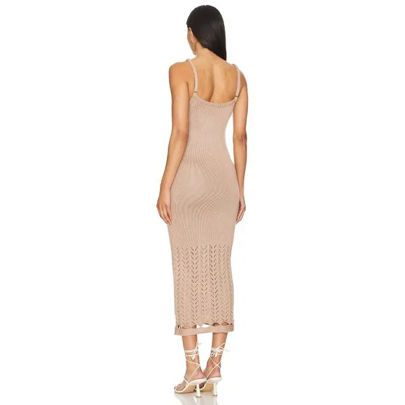 PEIXOTO Nora Knit Dress in Camel Knit - Picture 6 of 9